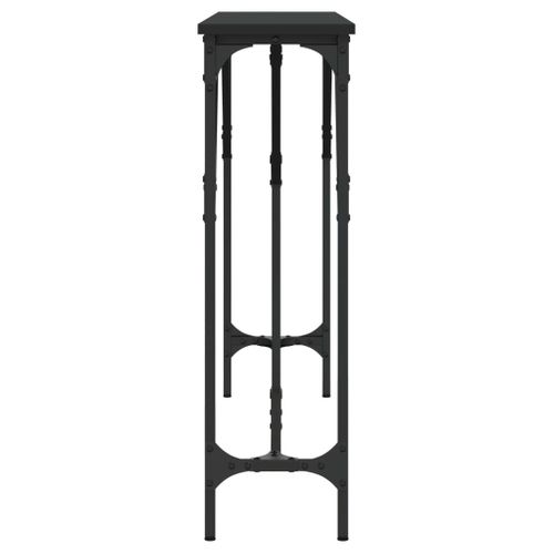 Table Console - Table D'entrée Noir 140x23x75 Cm Bois D'ingénierie