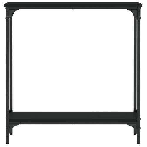 Table Console - Table D'entrée Noir 75x22,5x75 Cm Bois D'ingénierie