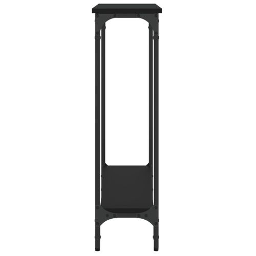 Table Console - Table D'entrée Noir 75x22,5x75 Cm Bois D'ingénierie