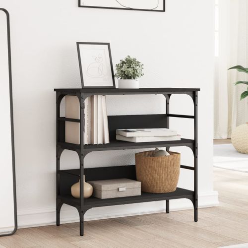 Table Console - Table D'entrée Noir 75x32x75 Cm Bois D'ingénierie