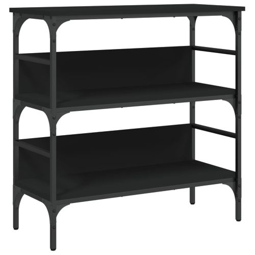 Table Console - Table D'entrée Noir 75x32x75 Cm Bois D'ingénierie