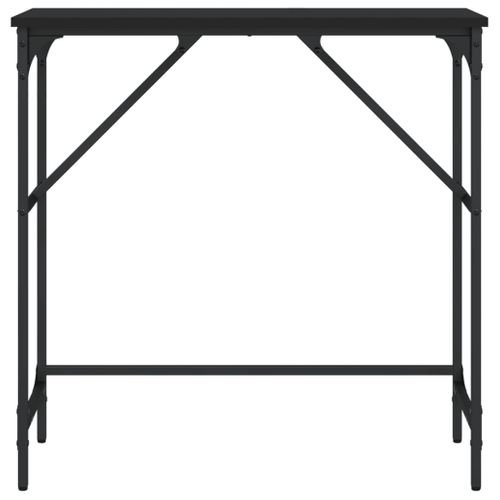 Table Console - Table D'entrée Noir 75x32x75 Cm Bois D'ingénierie