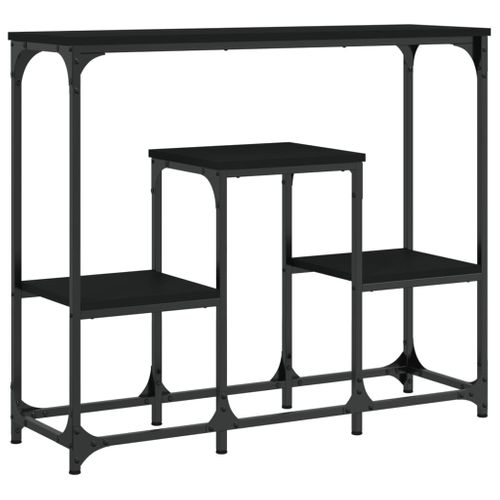 Table Console - Table D'entrée Noir 89,5x28x76 Cm Bois D'ingénierie