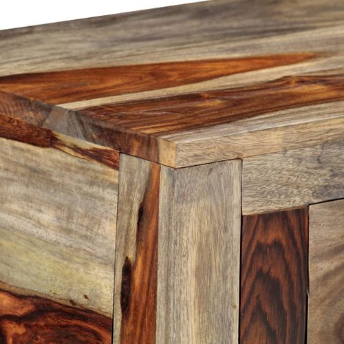 Table Console - Table D'entrée Avec 3 Tiroirs 120x30x75 Cm Bois Massif