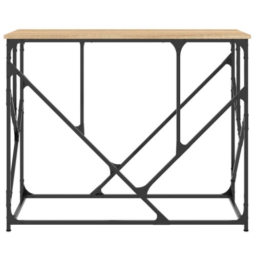 Table Console - Table D'entrée Chêne Sonoma 100x40x80 Cm Bois D'ingénierie