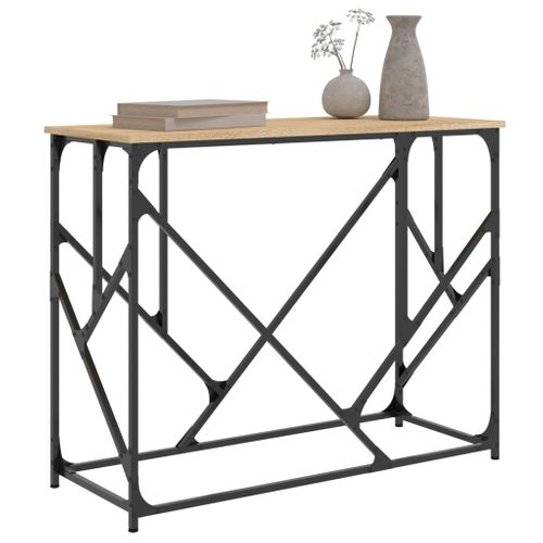 Table Console - Table D'entrée Chêne Sonoma 100x40x80 Cm Bois D'ingénierie