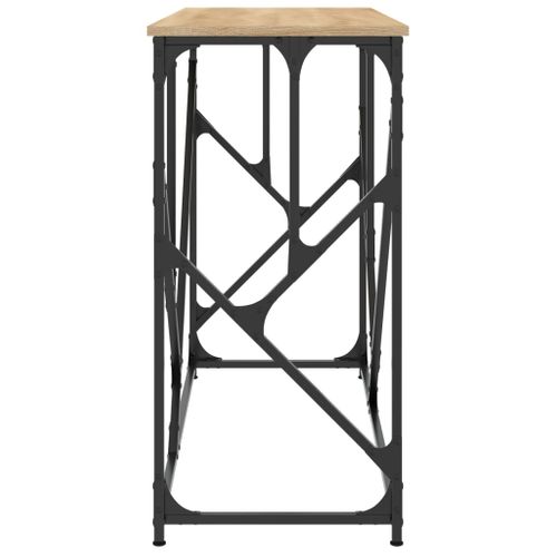 Table Console - Table D'entrée Chêne Sonoma 100x40x80 Cm Bois D'ingénierie