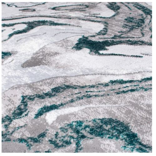 Tapis De Salon Sire En Polypropylène - Bleu Turquoise - 240x340 Cm