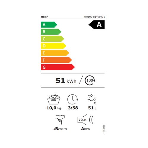 Lave Linge Hublot I Pro Series 5 10kg 1400tr/min - Hw100 B14959u1