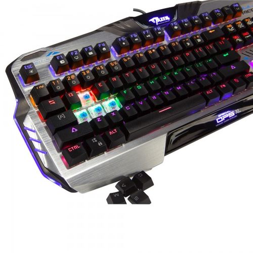 Clavier Mécanique Gamer - LED Rétro-éclairé - Avec Blue Switch - Ekm729 - Ops Xl - Azerty
