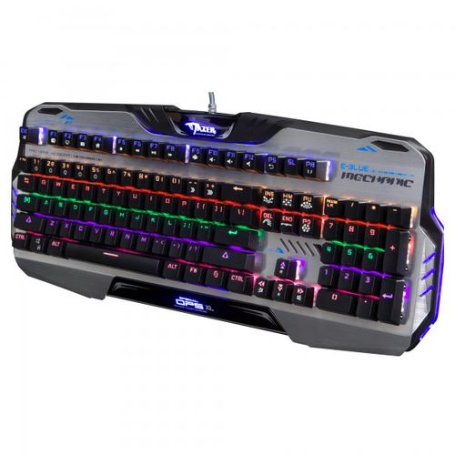 Clavier Mécanique Gamer - LED Rétro-éclairé - Avec Blue Switch - Ekm729 - Ops Xl - Azerty
