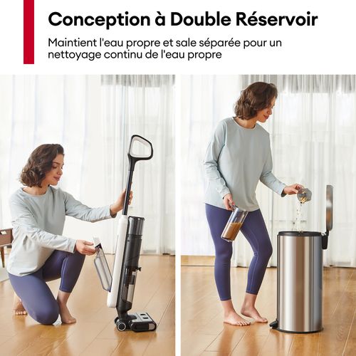 ACE - aspirateur Balai Laveur Sans Fil - version Améliorée - 1.15l/ 15kpa/50min