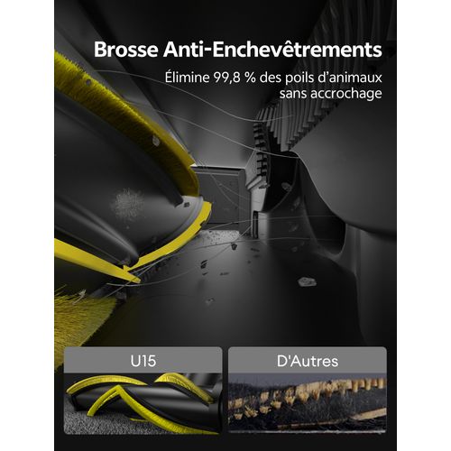 UP15 - Aspirateur Balai Sans Fil- 70kpa - Autonomie 70 Min - Tube Télescopique