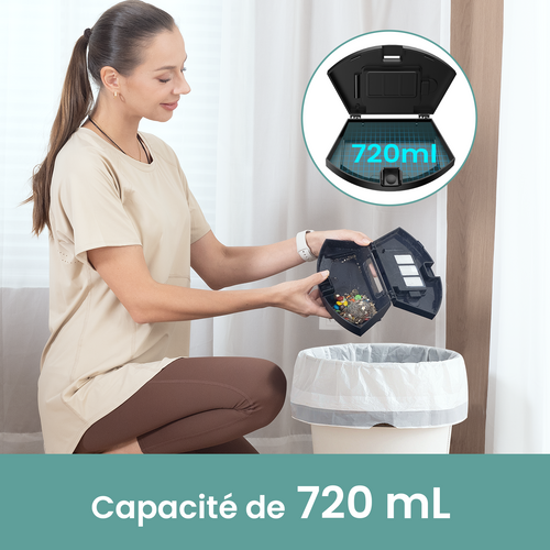 Cleanova W6plus-5000pa Aspirateur Robot-120min Autonomie-alexa/app/ifttt-ultra Mince Silencieux