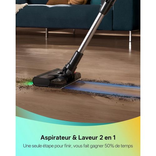 Blitz V15 Max-70kpa/580w Aspirateur Balai Sans Fil-65min Autonomie-écran LED-bac 1.5l