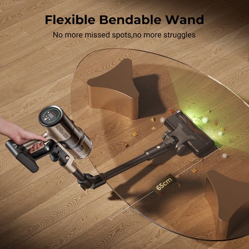 Aspirateur Balai Sans Fil - P020 Onepass - 70 Min/70kpa/680w - Tube Pliable - Avec Réservoir D'eau