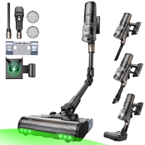 Aspirateur Balai Sans Fil - P020 Onepass - 70 Min/70kpa/680w - Tube Pliable - Avec Réservoir D'eau