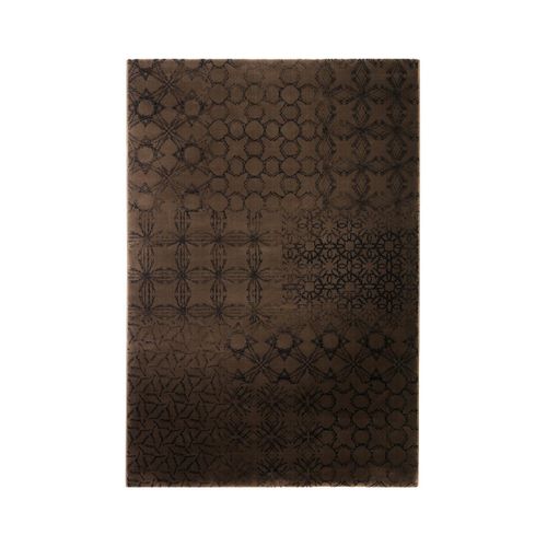 Tapis Chambre 80x150 Tissé Chocolat Rectangle Motif Berbère Hamptons