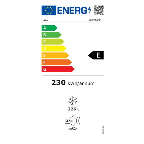 Congélateur Armoire 60cm 226l No Frost - H4f226seh1
