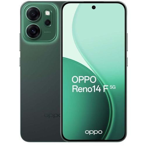 Smartphone Oppo 14 5g Reno14 F 5g 6.57" Double Sim Android 15 USB Type-c 8 Go 256 Go 6000 Mah Vert
