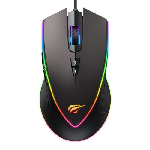 Souris Gamer Ms1017 7 Boutons, 6400 Dpi, Optique, Usb, Rétroéclairage Rgb - Prise En Charge Macros