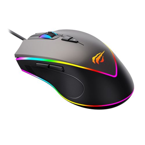 Souris Gamer Ms1017 7 Boutons, 6400 Dpi, Optique, Usb, Rétroéclairage Rgb - Prise En Charge Macros