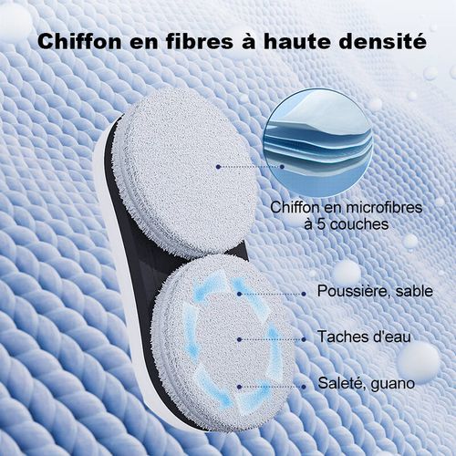 Robot Laveur de Vitres -HCR-09 - AI - Télécommande - Nettoyage rapide-Dix torchons