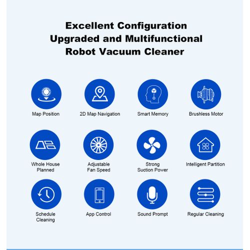 Aspirateur Robot - Liectroux - N7S-U - Navigation Gyroscope - 5200mAh