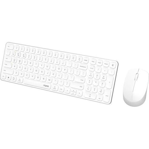 Ensemble Clavier-souris - 9310m - Sans-fil - Multimode - Ultra-slim - Blanc