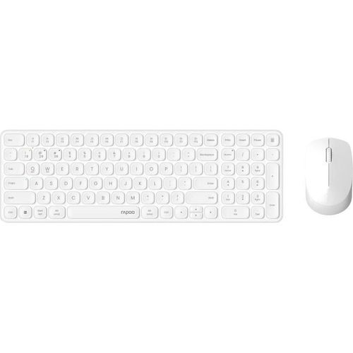 Ensemble Clavier-souris - 9310m - Sans-fil - Multimode - Ultra-slim - Blanc