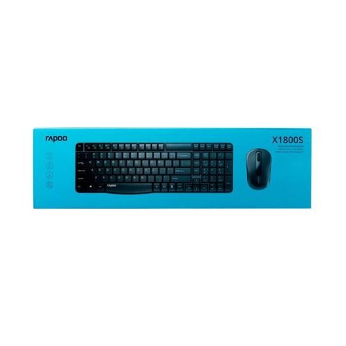 Ensemble Clavier Souris - X1800s - Sans Fil - Numpad - Noir