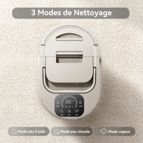 Nettoyeur Vapeur Tapis 1700w, Double Réservoir 11 Kpa, Canapés Voiture Animaux