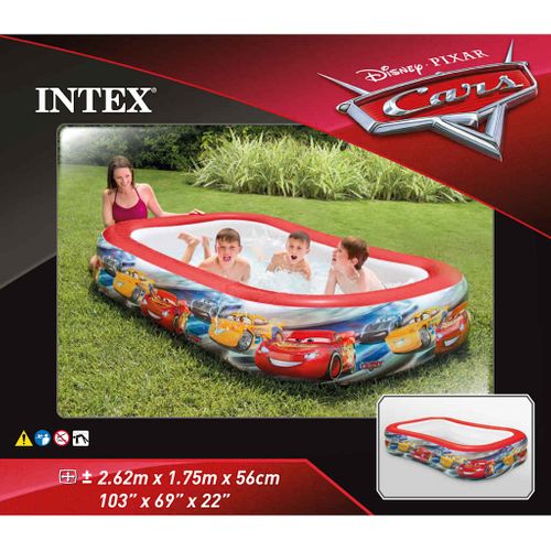 Piscine Cars Swim Center Multicolore 262x175x56 Cm