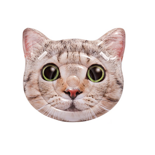 Matelas Tête De Chat Géante 147 Cm Intex - Marron