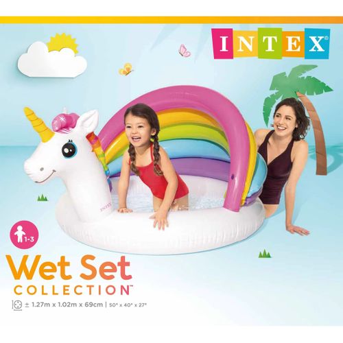 Pataugeoire Gonflable Licorne Intex