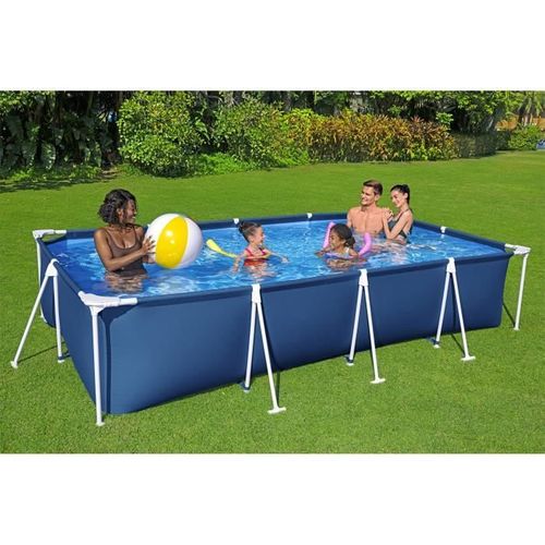 Piscine Hors Sol Tubulaire Steel Pro™ - 400 X 211 X 81 Cm - Rectangulaire