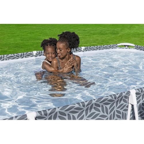 Piscine Hors Sol Tubulaire Steel Pro™ - 366 X 201 X 66 Cm - Rectangulaire - Décor Graphique