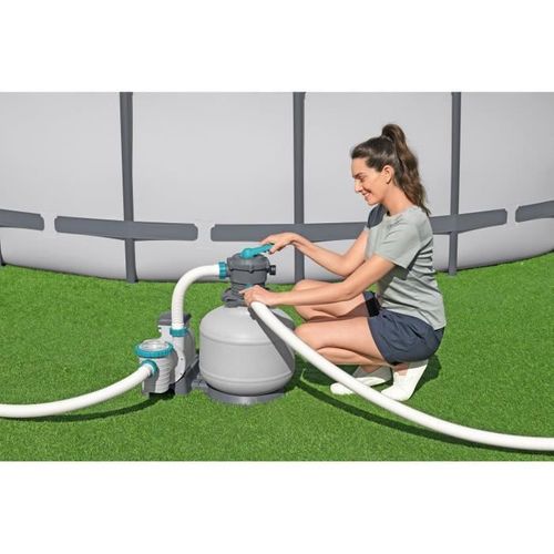 Filtre à Sable / Pompe De Filtration Pour Piscine Jusqu'a 66 M3 - -11 355 L/h - Avec Préfiltre