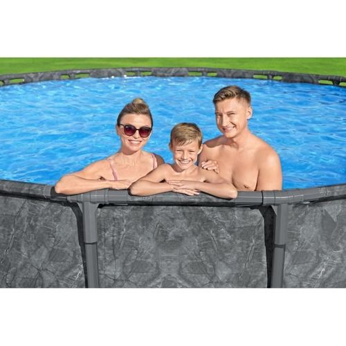 Kit Piscine Hors Sol Tubulaire Bestway - Apx 365™ - 549 X 132 Cm - Ronde (filtre à Sable, 250 G )