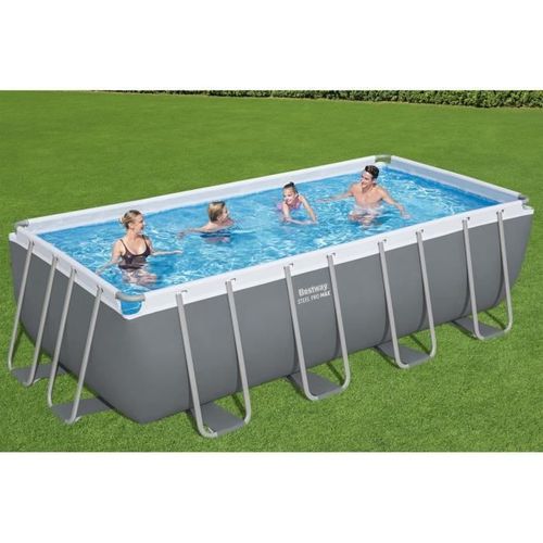 Kit Piscine Hors Sol Tubulaire Bestway - Steel Pro Max™ - 488 X 244 X 122 Cm - Rectangulaire