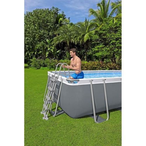 Kit Piscine Hors Sol Tubulaire Bestway - Steel Pro Max™ - 488 X 244 X 122 Cm - Rectangulaire
