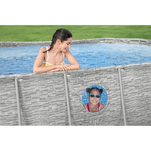 Kit Piscine Hors Sol Tubulaire Bestway - Steel Pro Max™- 427 X 250 X 100 Cm - Ovale (filtre)