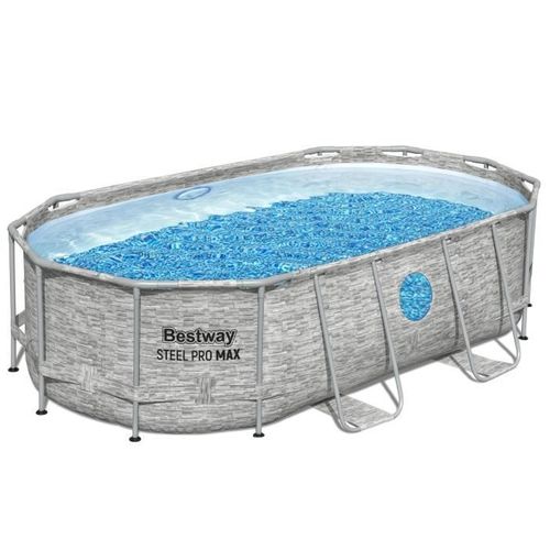 Kit Piscine Hors Sol Tubulaire Bestway - Steel Pro Max™- 427 X 250 X 100 Cm - Ovale (filtre)