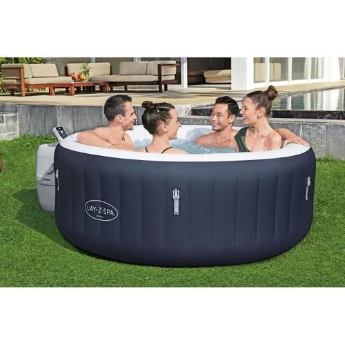 Spa Gonflable Bestway - Lay-z-spa Miami - 120 Airjets - 180 X 66 Cm - 2 à 4 Places - Rond