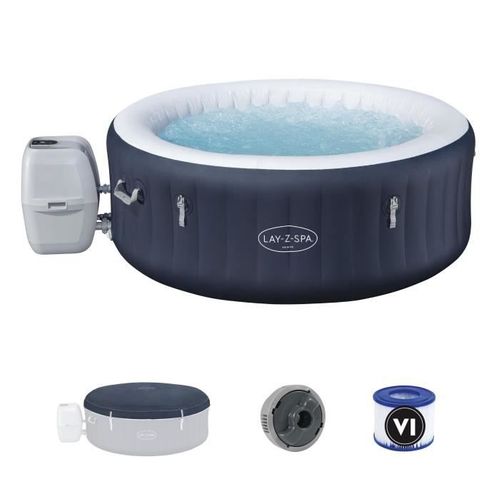 Spa Gonflable Bestway - Lay-z-spa Miami - 120 Airjets - 180 X 66 Cm - 2 à 4 Places - Rond