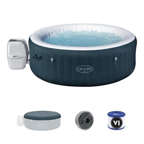 Spa Gonflable Bestway - Lay-z-spa Miami - 140 Airjets - 196 X 66 Cm - 4 à 6 Places - Rond
