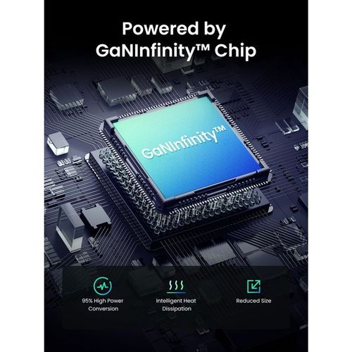 Chargeur Secteur - Gan 2 Ports USB-c - 45w - Gris