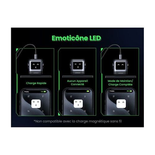 Chargeur Secteur Robot 4 Ports - 100w - Pd - Noir