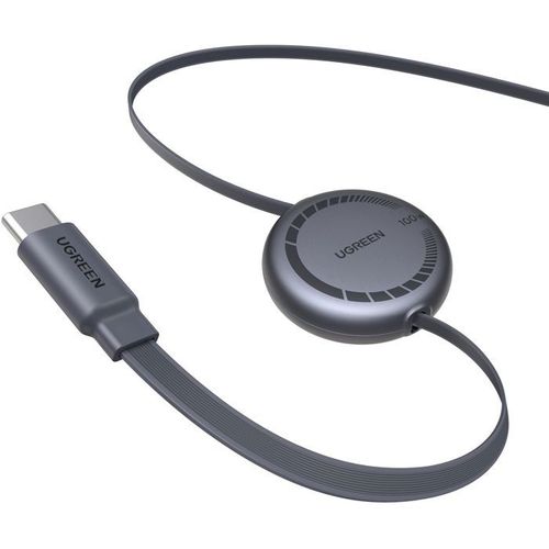 Câble USB-c - Câble Rétractable USB-c Vers USB-c Pd - 100w - 1 M - Noir