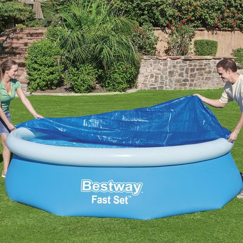 Bâche Hivernage Pour Piscine Hors-sol Bestway Ø244 Cm Ronde